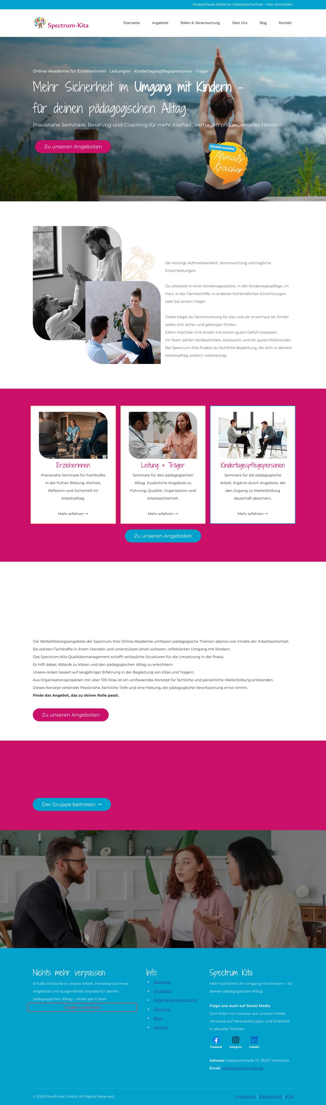 Spectrum Kita website