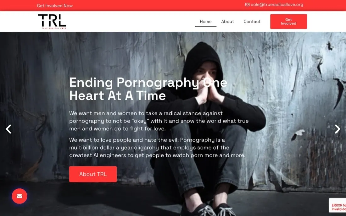 Sitio web de True Radical Love